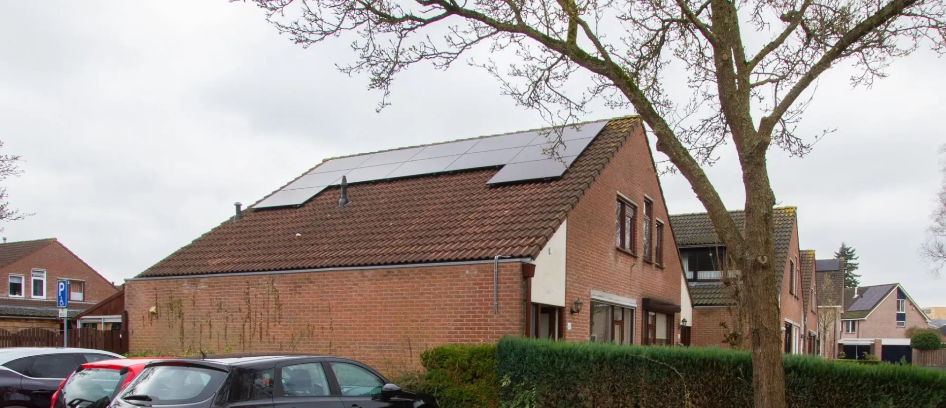 Woning met zonnepanelen